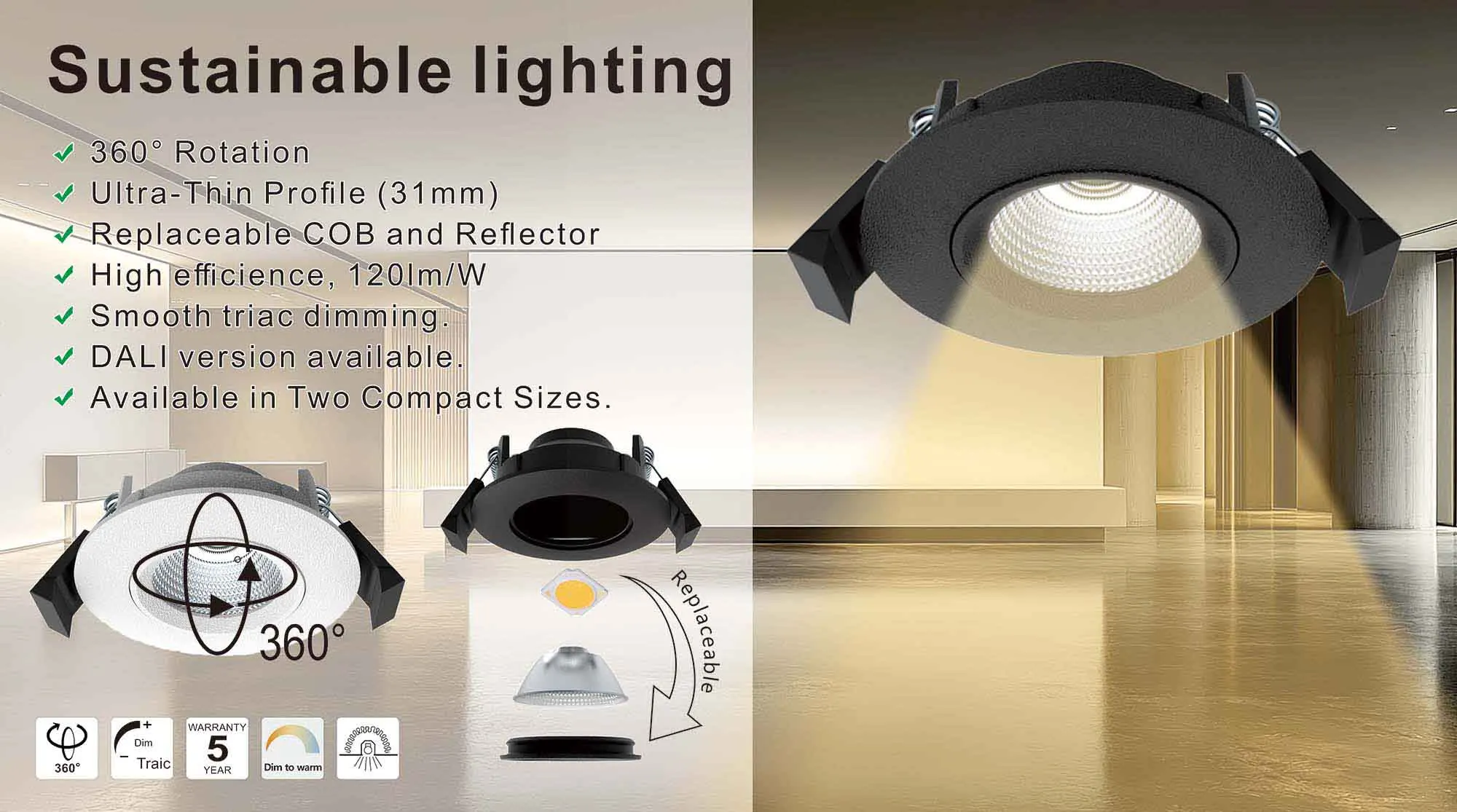 LED downlight RSRD1G7R